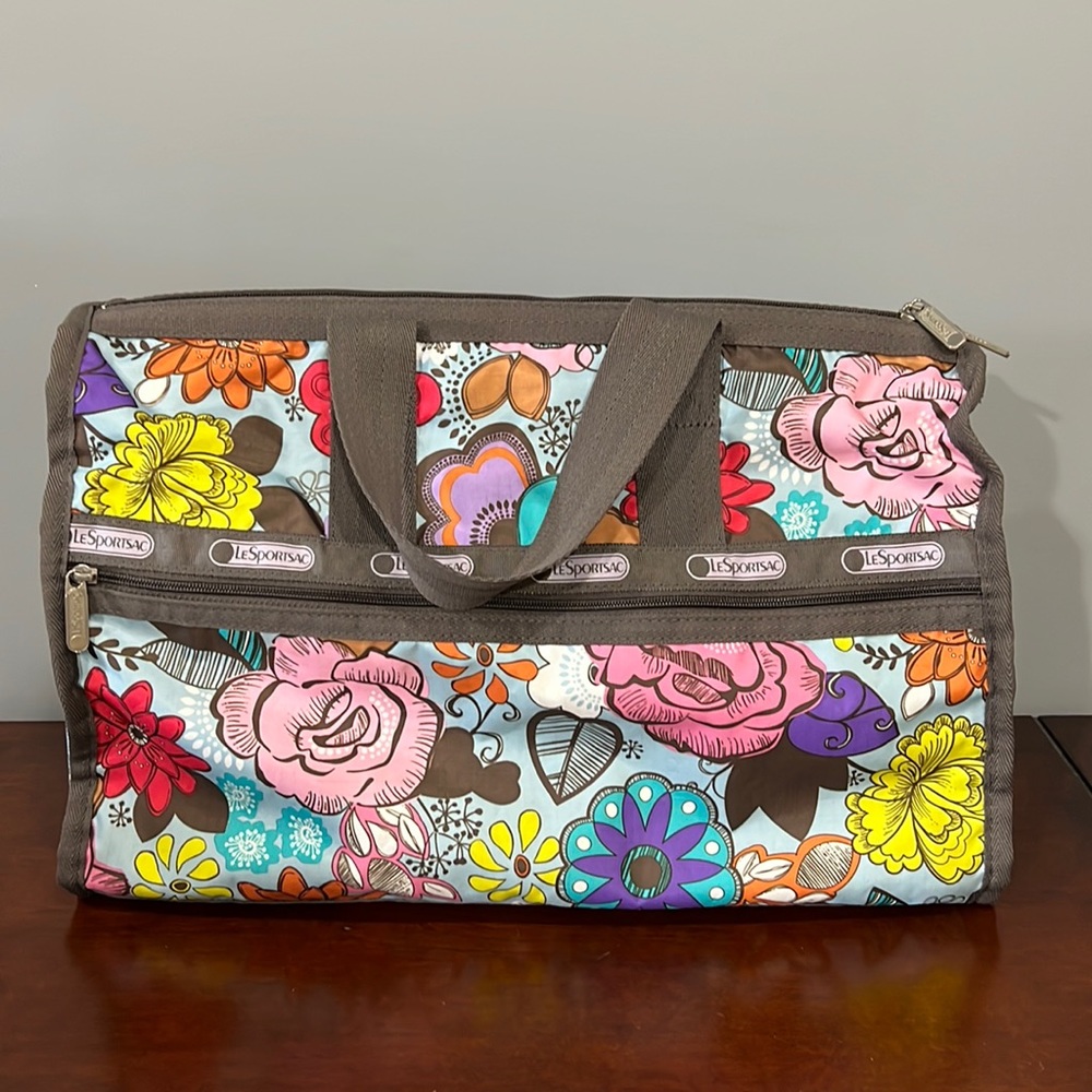 Lesportsac Floral Travel Deluxe Bag Gem